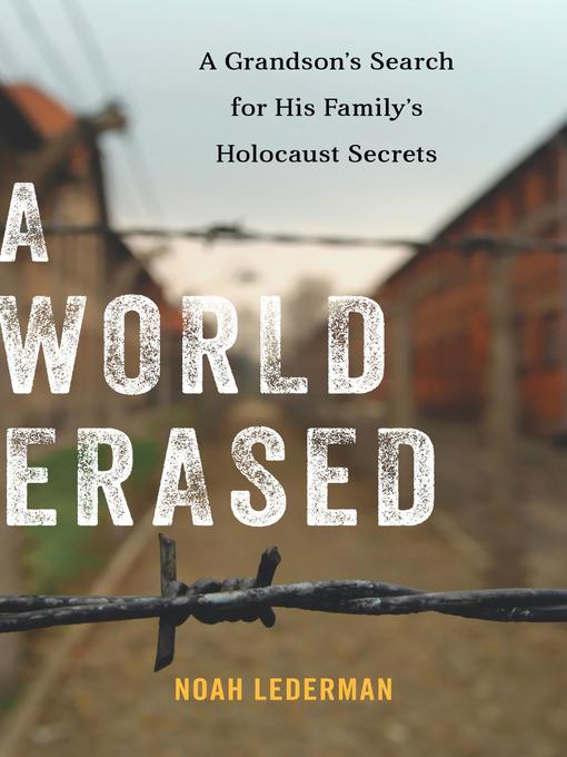 Title details for A World Erased by Noah Lederman - Available